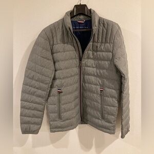 Tommy Hilfiger Gray Men's Down Jacket Packable